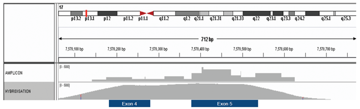 Figure 1: Hybridisation-based enrichment delivers more uniform coverage.