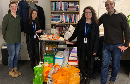 Collection for Asylum Welcome food bank Image