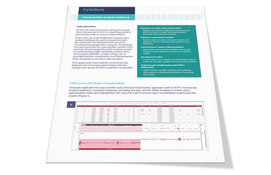 NGS software with array users in mind Image