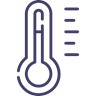 Icon representing the heat pre-treatment stage of the fluorescence in situ hybridisation (FISH) protocol for FFPE samples.