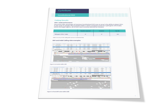 Comparison of CytoSure Constitutional NGS with microarrays for CNV detection Image