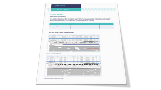 Comparison of CytoSure Constitutional NGS with microarrays for CNV detection Image 