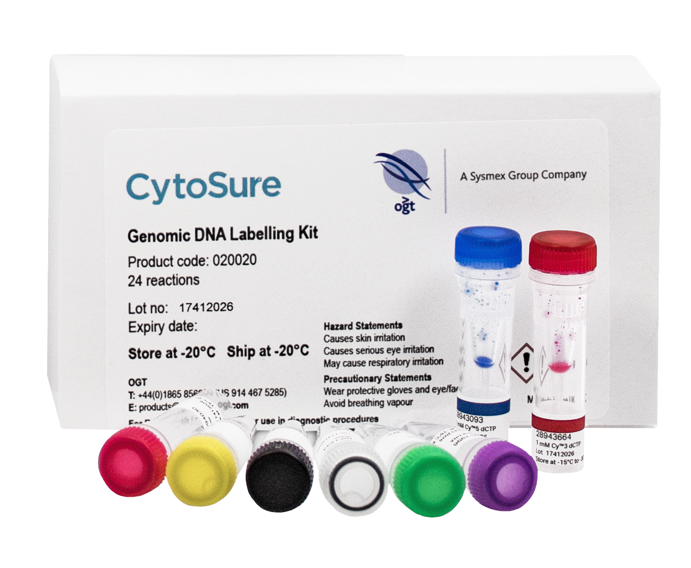 Cytosure Genomic DNA Labelling Kit Product Packaging