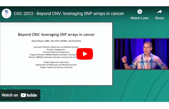 CGC 2022 - Beyond CNV: leveraging SNP arrays in cancer Image