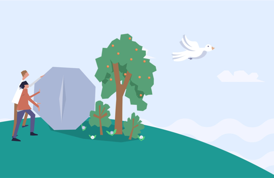 What binds us, makes us. Image